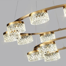 Люстра 5032/96L Odeon Light Античн.бронза/прозрачный