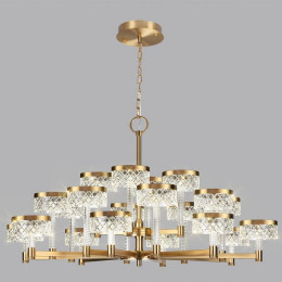 Люстра 5032/120L Odeon Light Античн.бронза/прозрачный