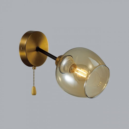Светильник настенный 5649/1W Lumion Черный, бронза
