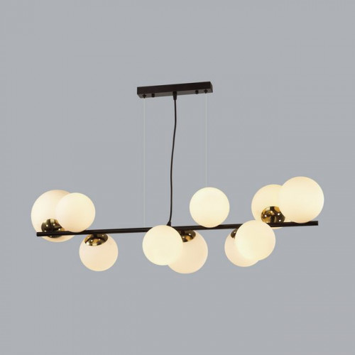 Люстра 6508/10 Lumion Черный, белый, бронза