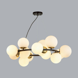 Люстра 6508/14 Lumion Черный, белый, бронза