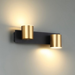 Светильник настенный 6532/11WL Lumion Чёрный, латунь