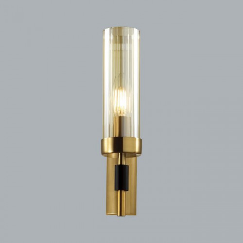 Светильник настенный 6538/1W Lumion Чёрный, латунь