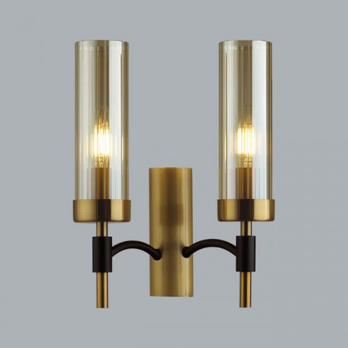 Светильник настенный 6538/2W Lumion Чёрный, латунь