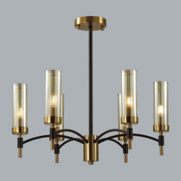 Люстра 6538/6C Lumion Чёрный, латунь