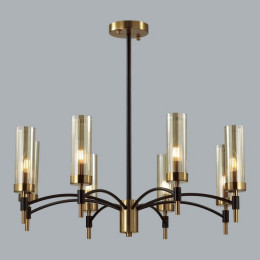 Люстра 6538/8C Lumion Чёрный, латунь