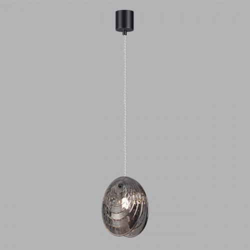Светильник подвесной 5038/1 Odeon Light Черный/дымчатый