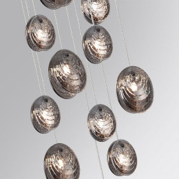 Люстра 5038/11 Odeon Light Черный/дымчатый