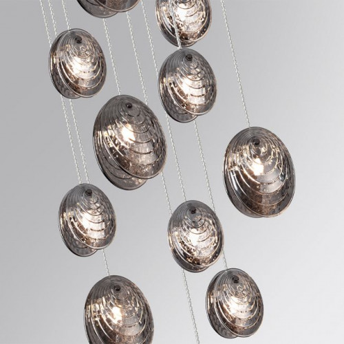 Люстра 5038/11 Odeon Light Черный/дымчатый