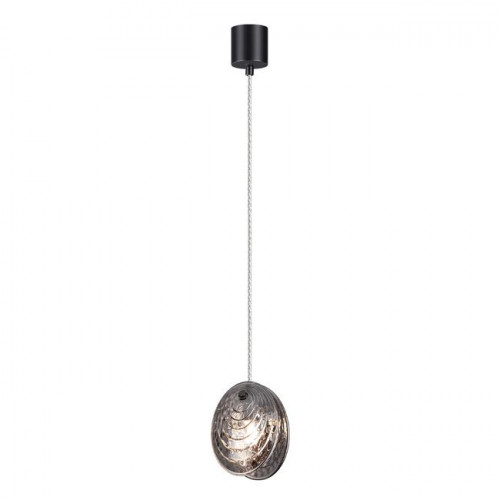 Светильник подвесной 5038/1A Odeon Light Черный/дымчатый
