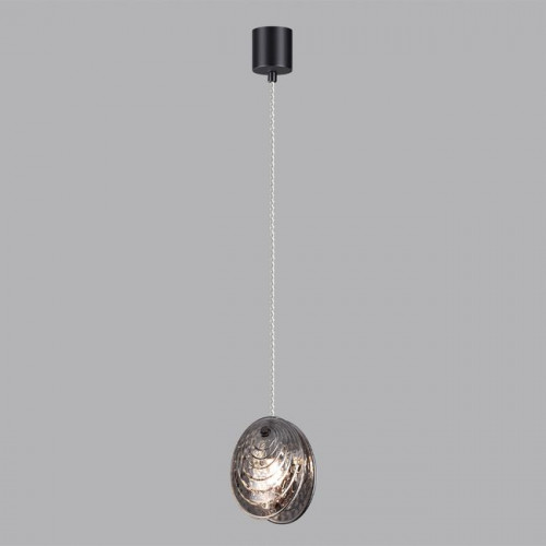 Светильник подвесной 5038/1A Odeon Light Черный/дымчатый
