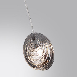 Светильник подвесной 5038/1A Odeon Light Черный/дымчатый