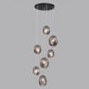 Люстра 5038/7 Odeon Light Черный/дымчатый