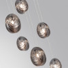 Люстра 5038/7 Odeon Light Черный/дымчатый