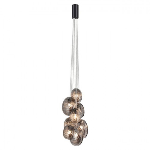 Люстра 5038/8 Odeon Light Черный/дымчатый