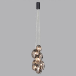 Люстра 5038/8 Odeon Light Черный/дымчатый