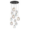 Люстра 5039/11 Odeon Light Черный/перламутровый