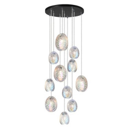 Люстра 5039/11 Odeon Light Черный/перламутровый