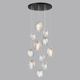 Люстра 5039/11 Odeon Light Черный/перламутровый