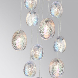 Люстра 5039/11 Odeon Light Черный/перламутровый
