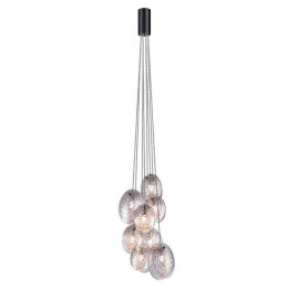 Люстра 5039/8 Odeon Light Черный/перламутровый