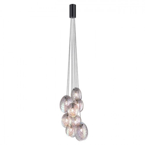 Люстра 5039/8 Odeon Light Черный/перламутровый