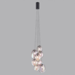 Люстра 5039/8 Odeon Light Черный/перламутровый