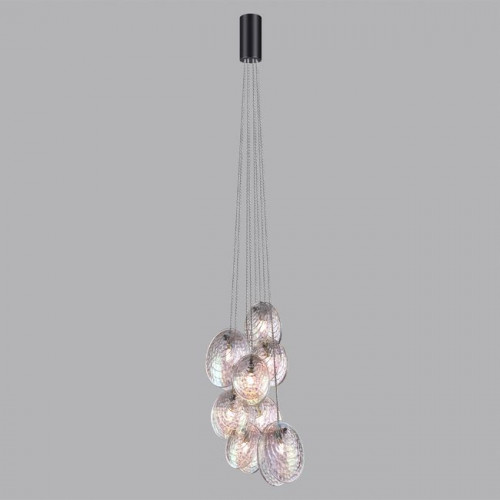 Люстра 5039/8 Odeon Light Черный/перламутровый