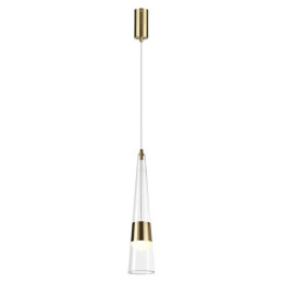 Светильник подвесной 5043/12L Odeon Light Глянц.золото/прозрачный