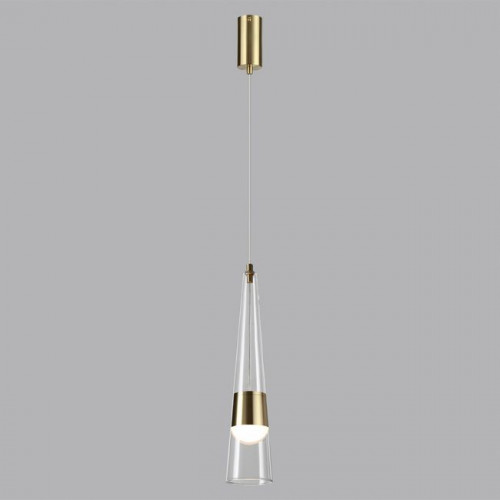 Светильник подвесной 5043/12L Odeon Light Глянц.золото/прозрачный