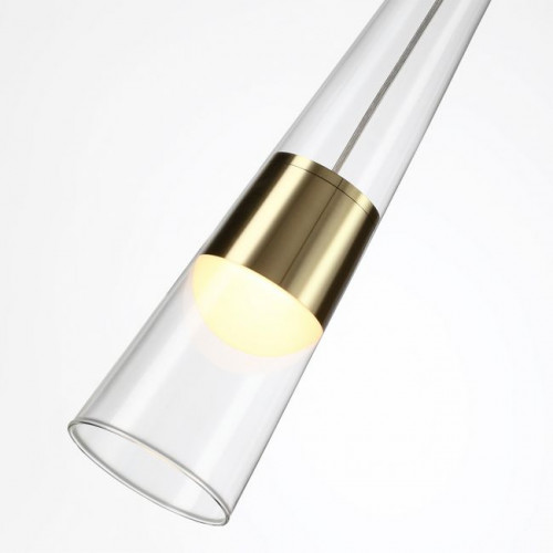 Светильник подвесной 5043/12L Odeon Light Глянц.золото/прозрачный