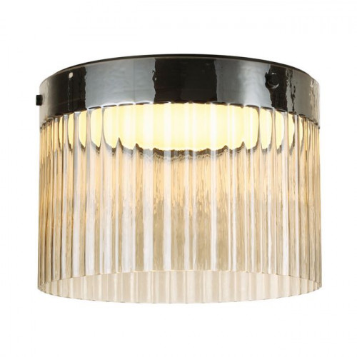Светильник потолочный 5047/24LC Odeon Light Черный/светл.янтарный