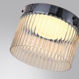 Светильник потолочный 5047/24LC Odeon Light Черный/светл.янтарный