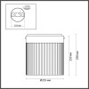 Светильник потолочный 5047/20LC Odeon Light Черный/светл.янтарный