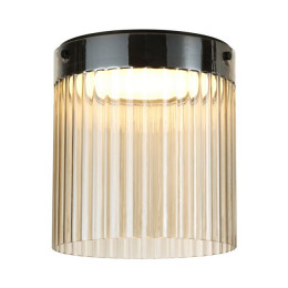 Светильник потолочный 5047/20LC Odeon Light Черный/светл.янтарный