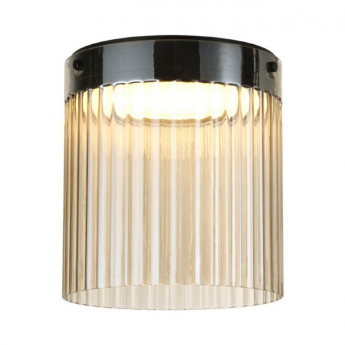 Светильник потолочный 5047/20LC Odeon Light Черный/светл.янтарный
