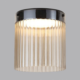 Светильник потолочный 5047/20LC Odeon Light Черный/светл.янтарный