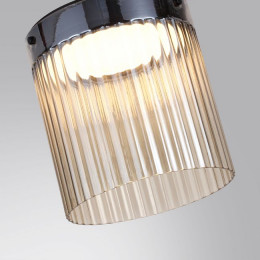 Светильник потолочный 5047/20LC Odeon Light Черный/светл.янтарный