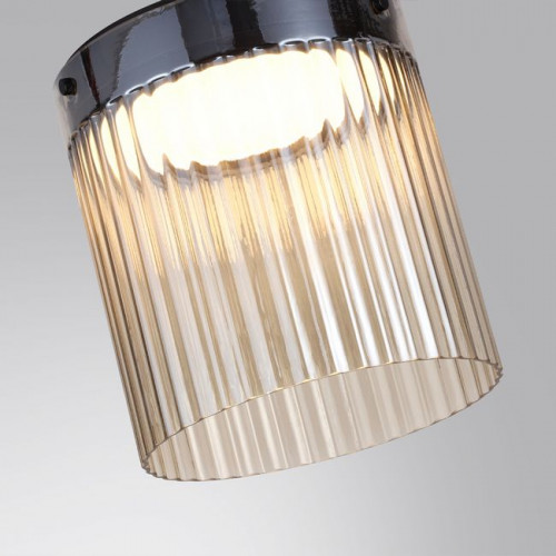 Светильник потолочный 5047/20LC Odeon Light Черный/светл.янтарный
