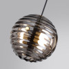 Светильник подвесной 5041/12L Odeon Light Черн./золото/дымчатый