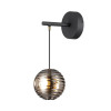 Светильник настенный 5041/12WL Odeon Light Черн./золото/дымчатый