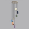 Светильник подвесной 5053/7 Odeon Light Цвет слонов.кости/мультиколор