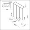Светильник подвесной 5053/7A Odeon Light Цвет слонов.кости/мультиколор