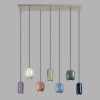 Светильник подвесной 5053/7A Odeon Light Цвет слонов.кости/мультиколор