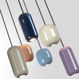 Светильник подвесной 5053/7A Odeon Light Цвет слонов.кости/мультиколор