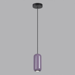 Светильник подвесной 5053/1 Odeon Light Черный/сиреневый
