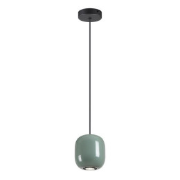 Светильник подвесной 5053/1C Odeon Light Черный/зеленый