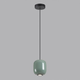 Светильник подвесной 5053/1C Odeon Light Черный/зеленый