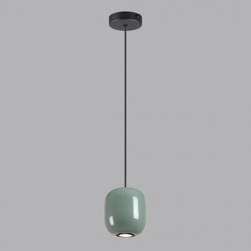 Светильник подвесной 5053/1C Odeon Light Черный/зеленый
