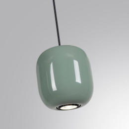 Светильник подвесной 5053/1C Odeon Light Черный/зеленый